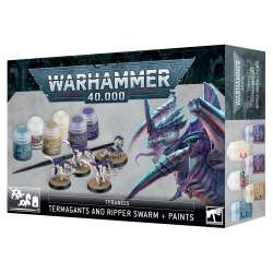 Tyranids Termagants and Ripper Swarm + Paint Set