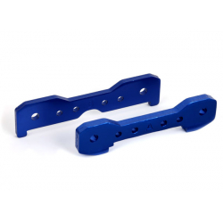 Tie bars, front, 6061-T6 aluminum (blue-anodized)