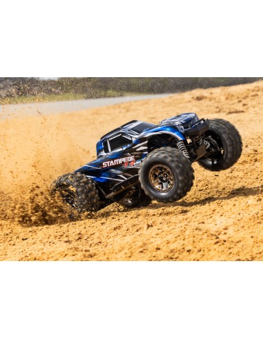 Stampede 4X4 VXL: 1/10 scale 4X4 monster truck BLUE