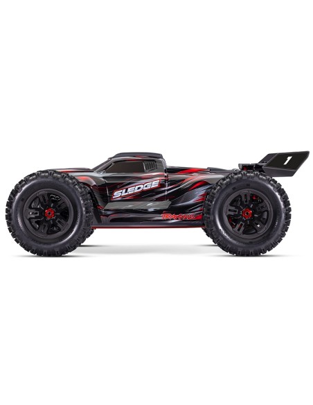 SLEDGE: 1/8 TRUGGY 4WD 6S BL RED BELTED