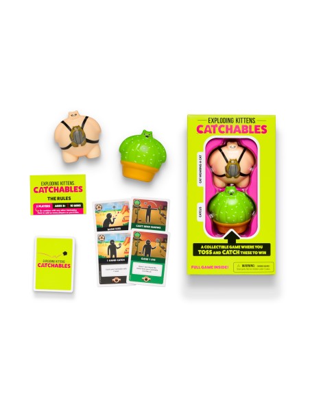 EK: Catchables 2-Pack #2 (Cat-wearing-a-cat & Cactus)