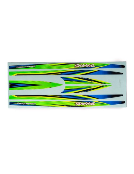 Decal set, hull (green) (waterproof) (for Disruptor)