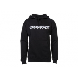 TRAXXAS Hoodie Black - Logo White  XXL