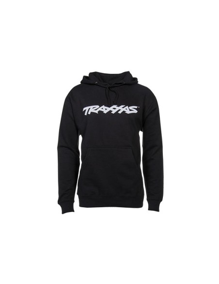 TRAXXAS Hoodie Black - Logo White XXL