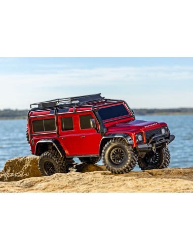 TRX4 Scale & Trail Defender Crawler Clipless, RED