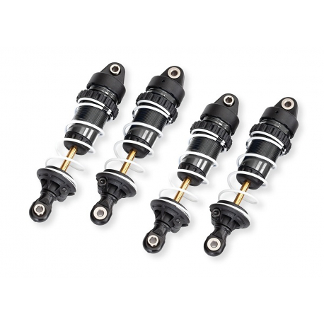 Aluminum GTR Shocks, GRAY (Mini MAXX)