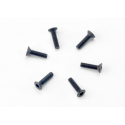 Screws, 2.5x10mm countersunk (hex drive) (6)