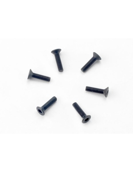 Screws, 2.5x10mm countersunk (hex drive) (6)