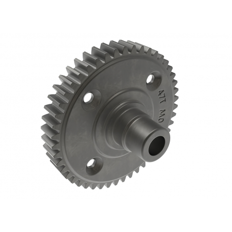 Spur gear, steel, 47-tooth (0.8 metric pitch, compatible with 32-pitch)