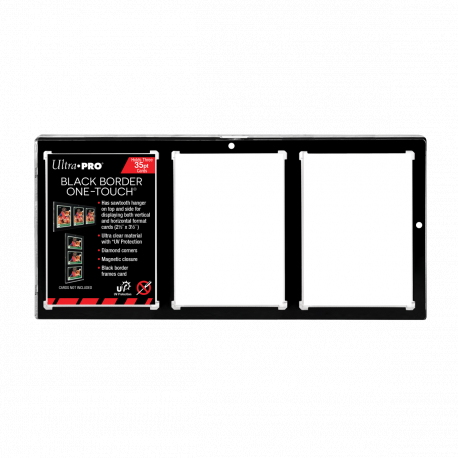 UP 3 CARD BLACK BORDER UV ONE-TOUCH MAGNETIC HOLDER