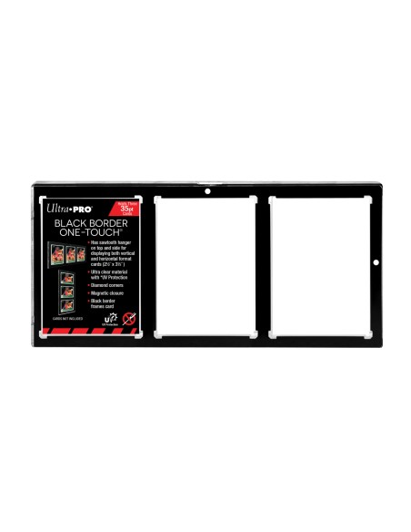 UP 3 CARD BLACK BORDER UV ONE-TOUCH MAGNETIC HOLDER