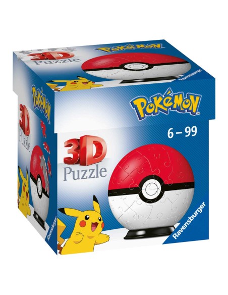 Ravensburger 3D Puzzle-Ball Pokémon Pokéball Classic 55pc