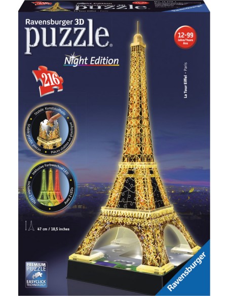 Ravensburger 3D Puzzle Tour Eiffel Night Edition