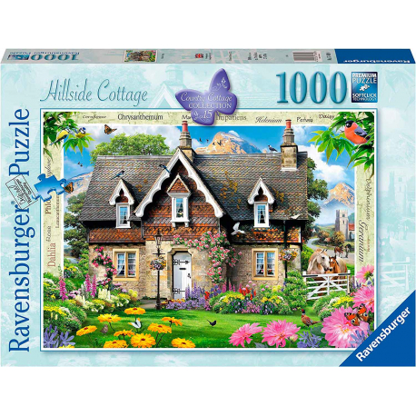 Ravensburger Puzzle - Hillside Country Cottage 1000pc