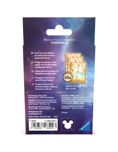 Disney Lorcana Archazias island Card Sleeves A - Cinderella