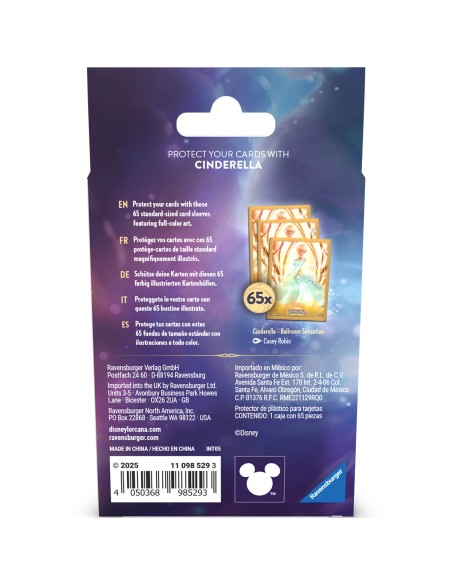 Disney Lorcana Archazias island Card Sleeves A - Cinderella