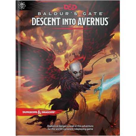 D&D BALDURS GATE: DESCENT INTO AVERNUS ADVENTURE BOOK