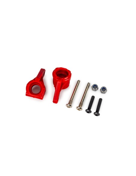 Steering blocks, extreme heavy duty, red