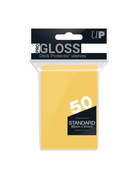 Ultra Pro Solid Sleeves Standard (50) Yellow