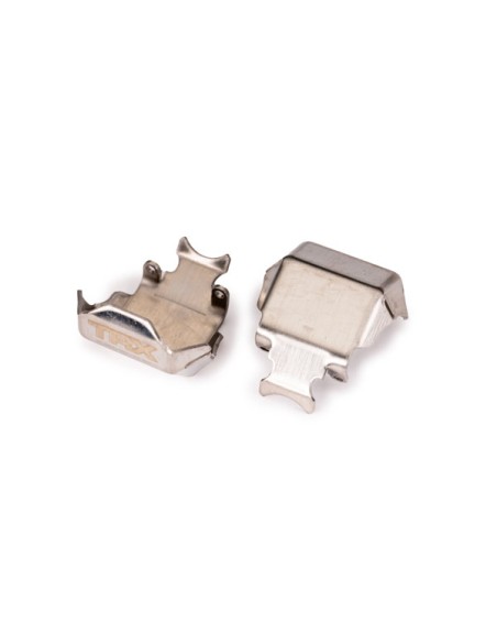 Skidplate, axle, front or rear (stainless steel) (2)