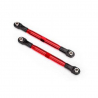 Toe links (TUBES red-anodized, 7075-T6 aluminum)