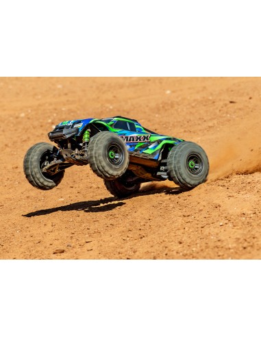 Maxx: 1/10 4S Brushless Monster Truck WIDEMAXX Green