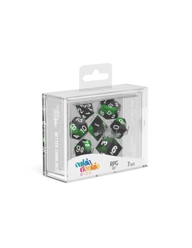 Oakie Doakie Dice RPG Set Glow in the Dark - Biohazard