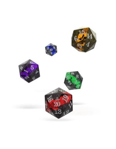 Oakie Doakie Dice D20 Spindown Dice Set Enclave (5)