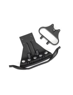 Slash 2WD Black Front LED Bumper with Mount