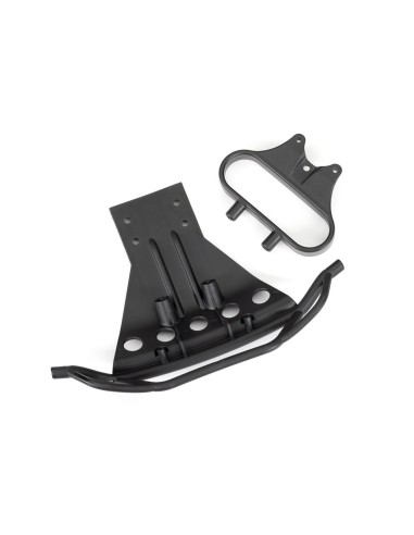Slash 2WD Black Front LED Bumper with Mount