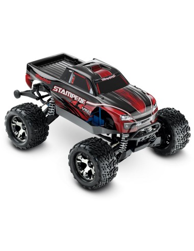Stampede 4X4 VXL: 1/10 scale 4X4 monster truck RED