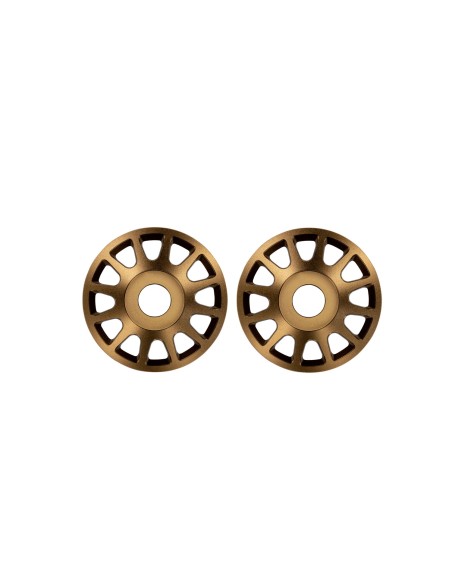 Pro Scale Bronze Aluminum Wheel Centers (2)