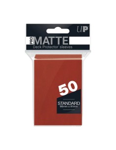Ultra Pro Pro-Matte Standard Non Glare RED (50)