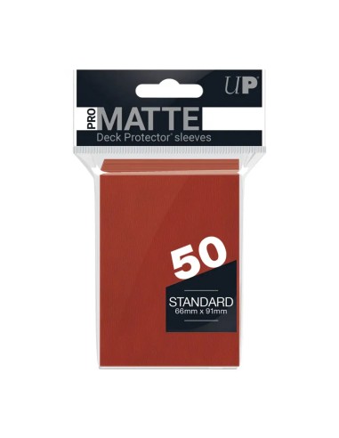 Ultra Pro Pro-Matte Standard Non Glare RED (50)