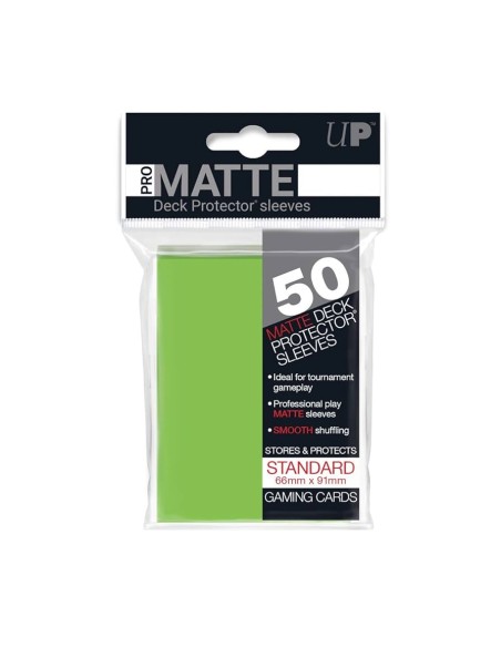 Ultra Pro Pro-Matte Standard Non Glare Lime Green (50)