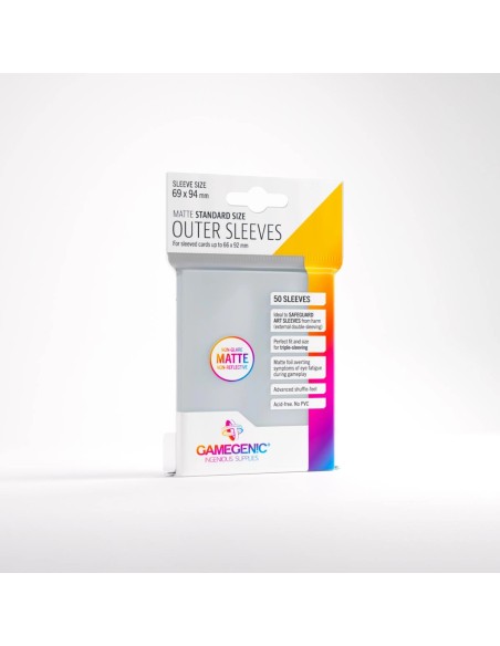 Gamegenic Outer Sleeves Matte Standard Size (50)