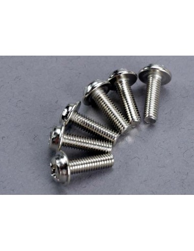 Washer-Head Machine Screws 3x10 mm (6)