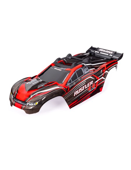 Rustler 4X4 Red Clipless Body
