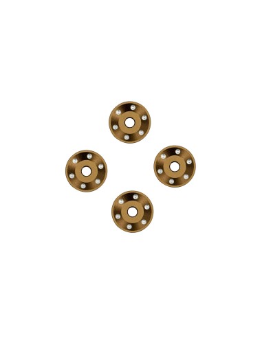 Bronze Aluminum Wheel Washers (4)