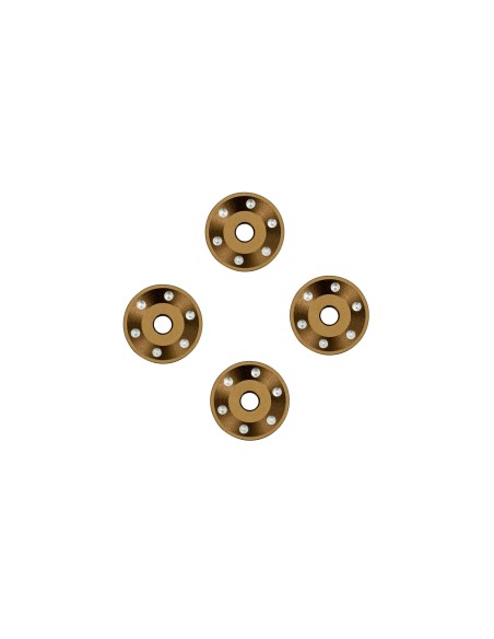 Bronze Aluminum Wheel Washers (4)