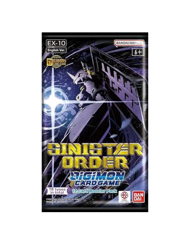 Digimon Card Game Sinister Order EX10 Extra Booster
