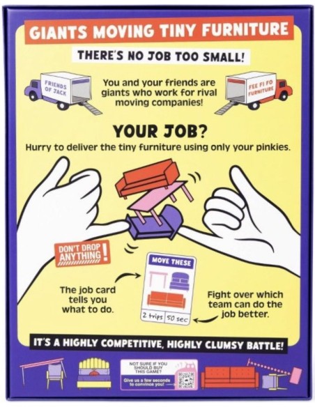 Giants Moving Tiny Furniture: Exploding Kittens