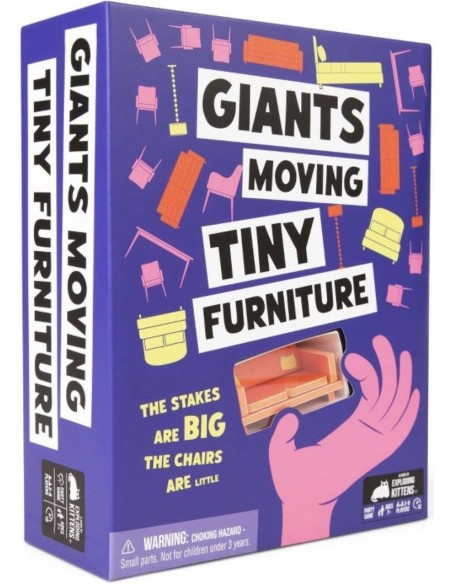 Giants Moving Tiny Furniture: Exploding Kittens