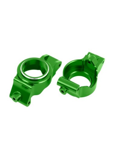X-Series Green Aluminum Caster Blocks (L&R)