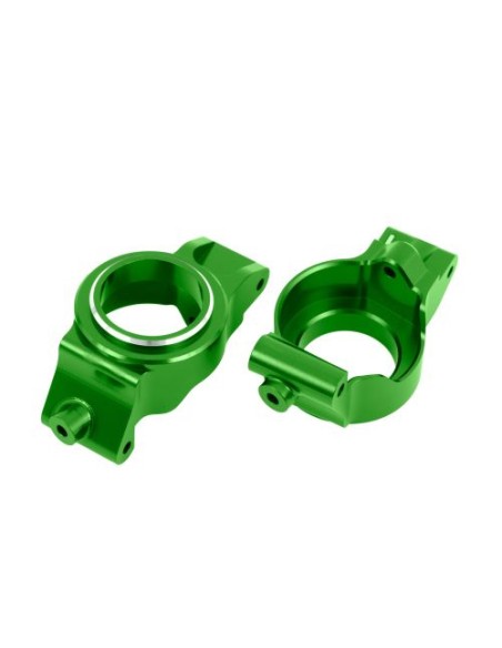 X-Series Green Aluminum Caster Blocks (L&R)