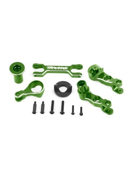 X-Maxx Green Aluminum Steering Bellcranks