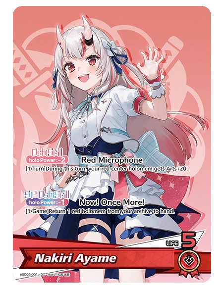 HOL Oficial Card Game Starter Deck Red Nakiri Ayame