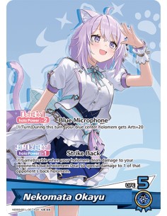  HOL Oficial Card Game Starter Deck Blue Nekomata Okayu 2