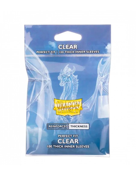 Dragon Shield Perfect Fit Thick Inner Sleeves Clear