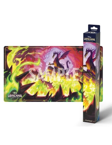 Disney Lorcana Winterspell Playmat Dragon Fire S11